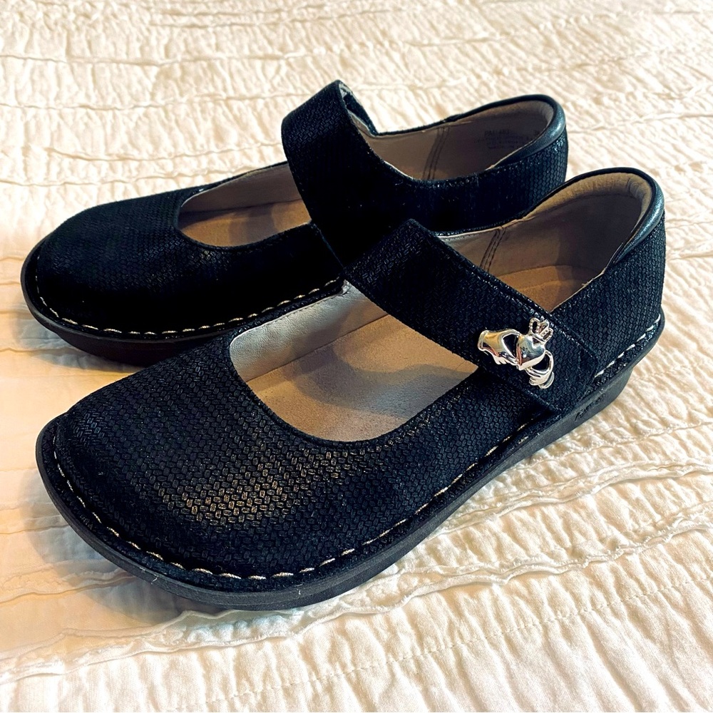 Algeria by PG Lite, Paloma Platform Mary Jane, black leather, like new
